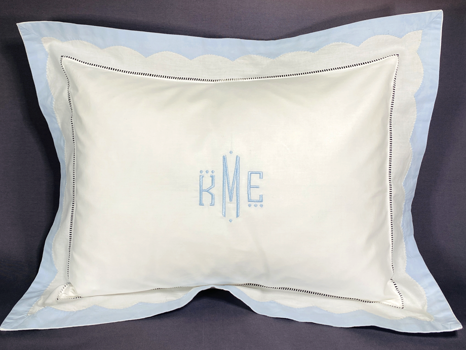 Monogram Shams & Pillow Inserts – Edward Boutross, Inc